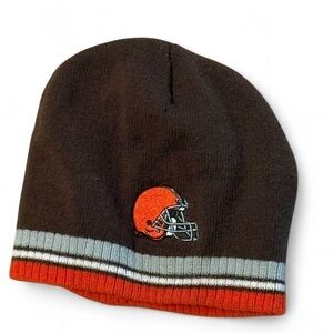 Browns NFL Knit Beanie with Orange Logo